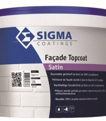 Sigmafaυade Topcoat Satin 10L PAINTS - STRUCTURE
