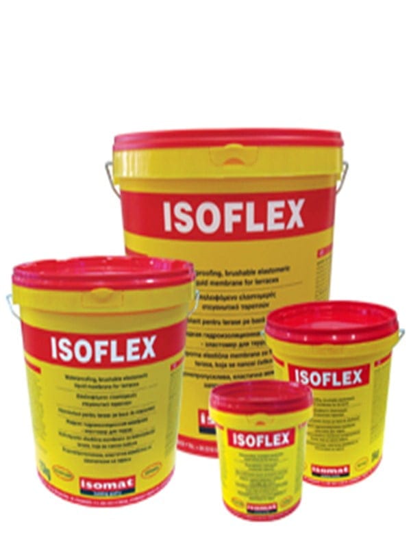 Στεγανωτικό Tαράτσας ISOFLEX ISOMAT 10Lt ΜΟΝΩΣΗ ΤΑΡΑΤΣΩΝ