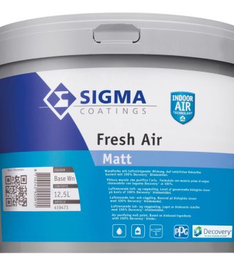 ΠΛΑΣΤΙΚΟ ΧΡΩΜΑ SIGMA Fresh Air 12,5 LIT! Τής μεγαλύτερης εταιρείας στό κόσμο PPG PAINTS - STRUCTURE