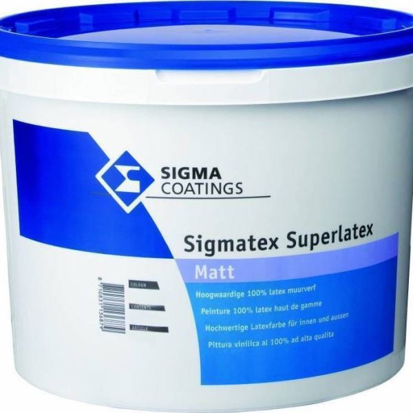 Sigmatex Superlatex Matt 10L Τής μεγαλύτερης εταιρείας στό κόσμο PPG PAINTS - STRUCTURE