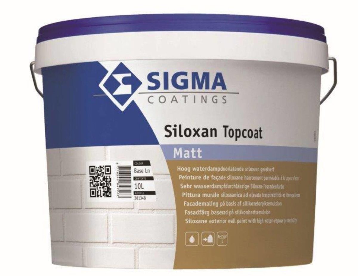 Sigmasiloxan Topcoat Matt 10L! Τής μεγαλύτερης εταιρείας στό κόσμο PPG PAINTS - STRUCTURE