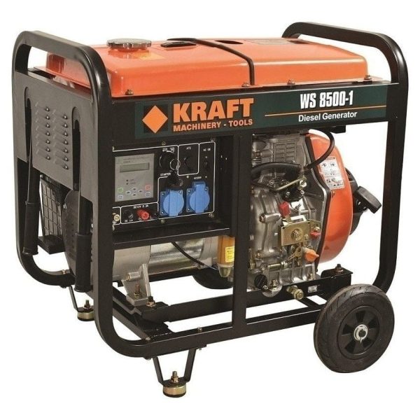 KRAFT – WS 8500-1 Ηλεκτρογεννήτρια Πετρελαίου
 6500 W GENERATORS