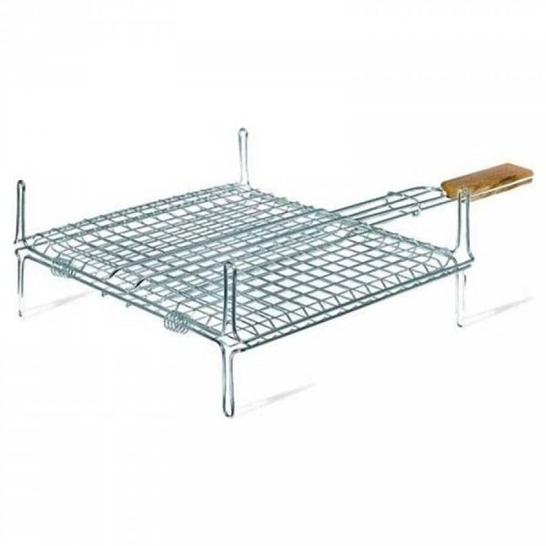 ΣΧΑΡΑ ΧΡΩΜΙΟY ΝΟ 6 ME ΠΟΔΙΑ 460 * 370 * H80 MM GRILL ACCESSORIES