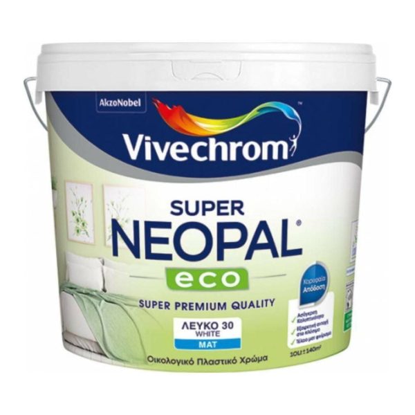 VIVECHROM SUPER NEOPAL ECO ΠΛΑΣΤΙΚΟ ΧΡΩΜΑ ΟΙΚΟΛΟΓΙΚΟ 10L PAINTS - STRUCTURE