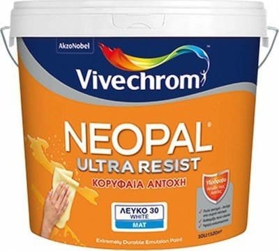 VIVECHROM NEOPAL ULTRA RESIST ΠΛΑΣΤΙΚΟ ΧΡΩΜΑ ΥΨΗΛΩΝ ΑΝΤΟΧΩΝ 3L PAINTS - STRUCTURE