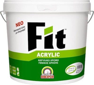 VIVECHROM FIT ACRYLIC ΑΚΡΥΛΙΚΟ ΧΡΩΜΑ ΓΕΝΙΚΗΣ ΧΡΗΣΗΣ 3L PAINTS - STRUCTURE
