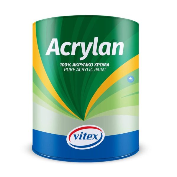 VITEX ACRYLAN 100% ΑΚΡΥΛΙΚΟ ΧΡΩΜΑ 10L PAINTS - STRUCTURE