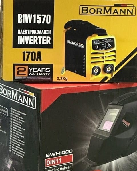 BIW1570 Ηλεκτροκόλληση Inverter BIW1570 170A +ΔώροBORMANN Μάσκα ηλεκτροκόλλησης ηλεκτρονική (BWH1 WELDERS