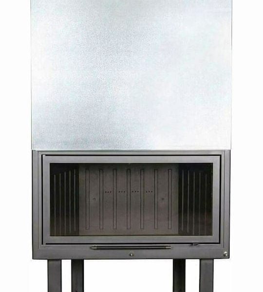 Thermiki ATS Straight 70 Ενεργειακό Τζάκι Ξύλου Αερόθερμο 15.3kW Ίσιο με Πόρτα Συρόμενη Ανοιγόμενη Κ HEATING - COOLING