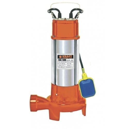 KRAFT KSC-1300 Υποβρύχια Αντλία Λυ
μάτων με Κοπτήρα Inox PUMPS