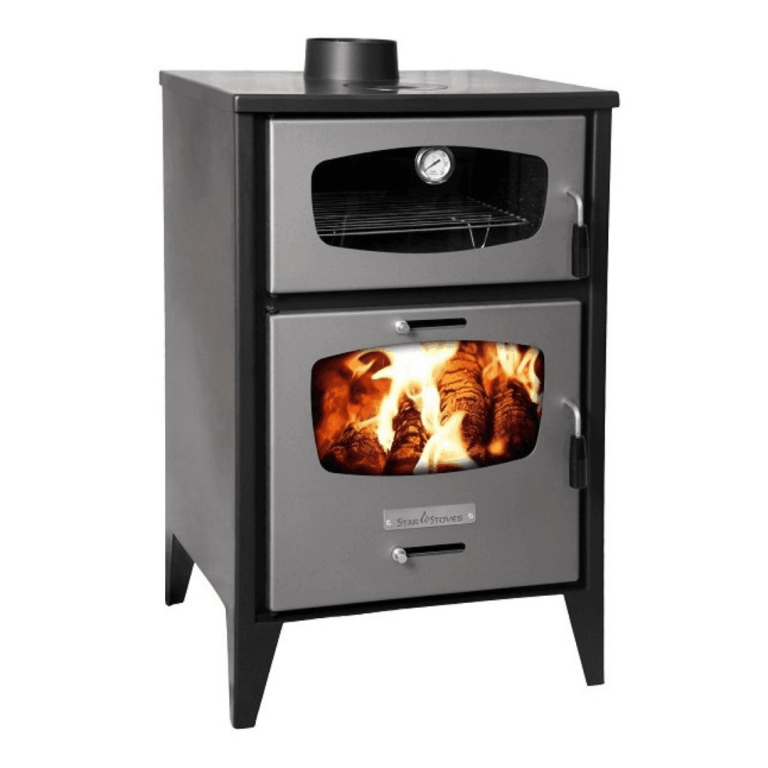 STARSTOVES ST230 Σόμπα Ξύλου από Ατσάλι με Φούρνο Αερόθερμη ΘΕΡΜΑΝΣΗ - ΨΥΞΗ