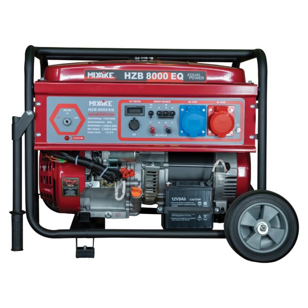 Miyake HZB8000EQ Τριφασική Γεννήτρια Βενζίνης Τετράχρονη με Μίζα και Μέγιστη Ισχύ 8kVA GENERATORS