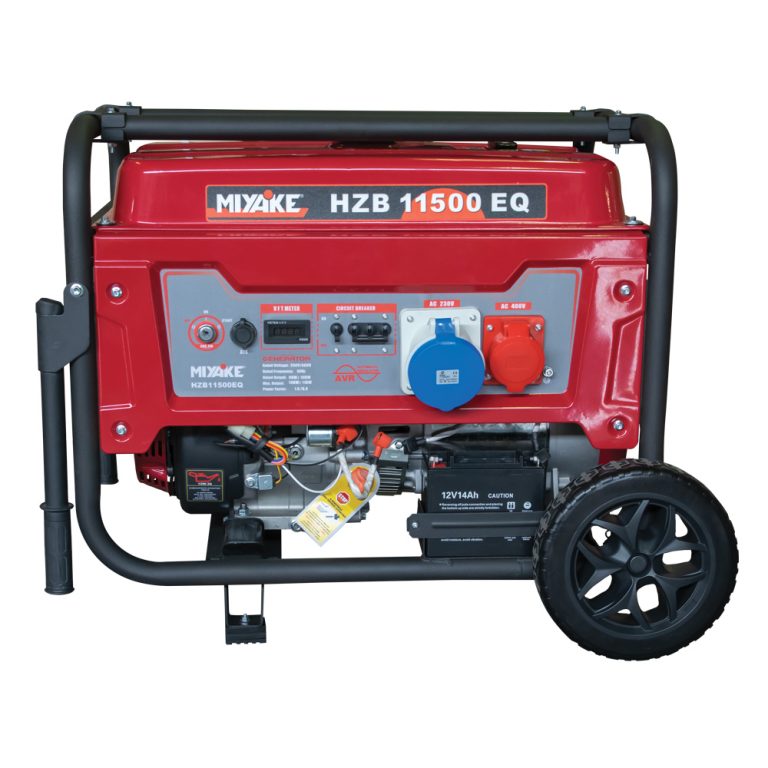 Miyake HZB 11500 ΕQ Αθόρυβη Γεννήτρια Βενζίνης Τετράχρονη με Μίζα και Μέγιστη Ισχύ 12.5kVA GENERATORS