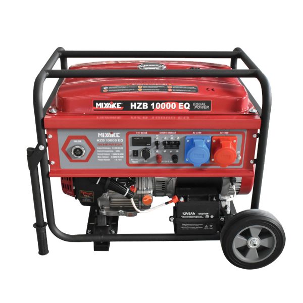 Miyake HZB10000EQ Τριφασική Γεννήτρια Βενζίνης Τετράχρονη με Μίζα και Μέγιστη Ισχύ 9kVA GENERATORS