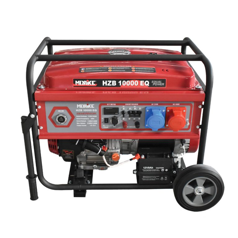 Miyake HZB10000EQ Τριφασική Γεννήτρια Βενζίνης Τετράχρονη με Μίζα και Μέγιστη Ισχύ 9kVA GENERATORS