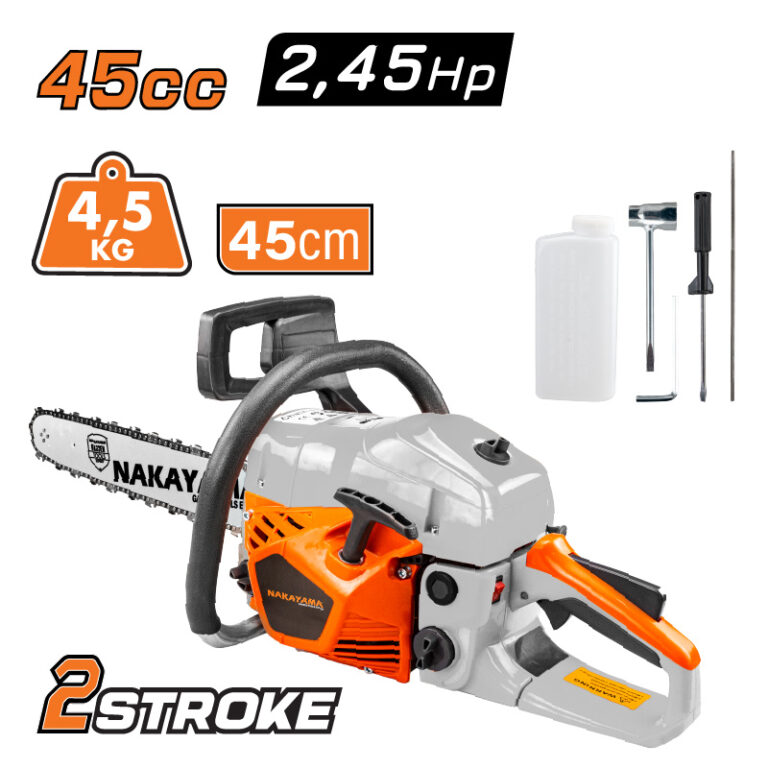 Αλυσοπρίονο Βενζίνης Nakayama PC4600 45cc με Λάμα 45cm ΑΓΡΟΣ - ΚΗΠΟΣ