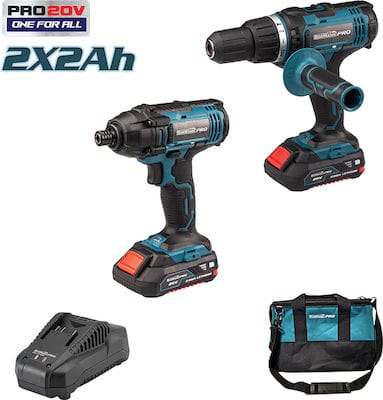 ΒORMANN Pro BBP9200 Σετ Κρουστικό Δράπανο & Παλμικό Κατσαβίδι Μπαταρίας 20V ΕΡΓΑΛΕΙΑ