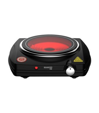BORMANN Elite BEP3110 Επιτραπέζια Εστία Κεραμική Μονή Ηλεκτρική 1200W ΣΠΙΤΙ - ΕΞΟΧΗ