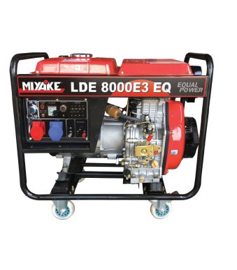 Miyake LDE 12000E3 EQ Τριφασική Γεννήτρια Πετρελαίου με Μίζα και Μέγιστη Ισχύ 8kVA GENERATORS
