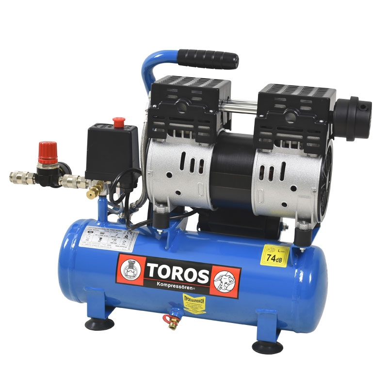 TOROS: ΑΕΡΟΣΥΜΠΙΕΣΤΗΣ OILFREE ΧΑΜΗΛΟΥ ΘΟΡΥΒΟΥ (SILENT) 6LT/1,0HP ΜΗΧΑΝΗΜΑΤΑ TOROS: ΑΕΡΟΣΥΜΠΙΕΣΤΗΣ OILFREE ΧΑΜΗΛΟΥ ΘΟΡΥΒΟΥ (SILENT) 6LT/1,0HP ΜΗΧΑΝΗΜΑΤΑ