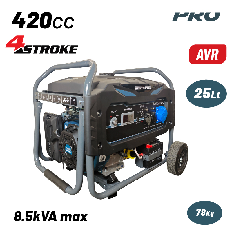 BORMANN Pro BGB8010 Γεννήτρια Βενζίνης 6.5kVA με Mίζα & Ρόδες ΓΕΝΝΗΤΡΙΕΣ BORMANN Pro BGB8010 Γεννήτρια Βενζίνης 6.5kVA με Mίζα & Ρόδες ΓΕΝΝΗΤΡΙΕΣ