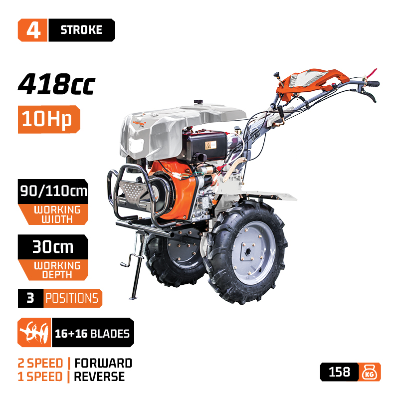 NAKAYAMA Pro MB9005 Σκαπτικό Πετρελαίου 10Hp ΑΓΡΟΣ - ΚΗΠΟΣ NAKAYAMA Pro MB9005 Σκαπτικό Πετρελαίου 10Hp ΑΓΡΟΣ - ΚΗΠΟΣ